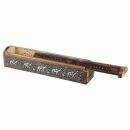 Incense stick holder elephant brown mango wood with...