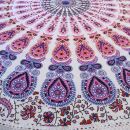 Meditationsdecke Tagesdecke 133cm runde Tischdecke...