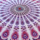 Meditationsdecke Tagesdecke 133cm runde Tischdecke...
