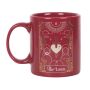 Tasse Tarot Liebe Porzellan Kaffeetasse Wahrsagekarten Liebenden