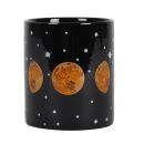 Tasse Mondphasen Porzellan Kaffeetasse Mond Mondzyklus
