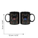Tasse Tarot Pärchen 2er Set Liebe Porzellan Kaffeetasse Wahrsagekarten His Her