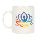 Tasse Chakra Lotus Porzellan Kaffeetasse heilige...