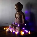 LED Lichterkette 227cm Kristallstein Lampenkette Lichter USB