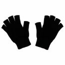 Halbfinger Handschuhe schwarz Handwärmer Kurzfingerhandschuhe