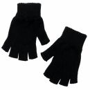 Half - Finger gloves black hand warmer short finger gloves