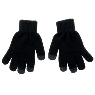 Fingerhandschuhe Touchgloves schwarz Handschuhe Handwärmer