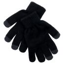 Fingerhandschuhe Touchgloves schwarz Handschuhe...