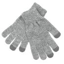 Fingerhandschuhe Touchgloves grau Handschuhe Handwärmer
