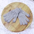Fingerhandschuhe Touchgloves grau Handschuhe Handwärmer