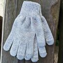 Fingerhandschuhe Touchgloves grau Handschuhe Handwärmer