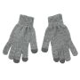 Fingerhandschuhe Touchgloves grau Handschuhe Handwärmer