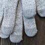 Fingerhandschuhe Touchgloves grau Handschuhe Handwärmer