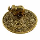 Incense cone holder - Candle holder - Figurine - Turtle - brass red