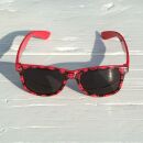 Freak Scene Sunglasses - L - Smilers red-black