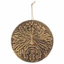 Plaque copper effect wall relief hanging green man...