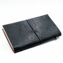 Notebook made of leather sketchbook diary dark green...