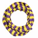 Foulard - sciarpa a righe - giallo - viola a righe -...