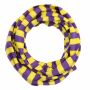 Foulard - sciarpa a righe - giallo - viola a righe - sciarpa estiva - fazzoletto da collo