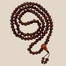 Gebetskette Mala Kette Raktu Perlen Bergsamen dunkelbraun Halskette Meditationskette