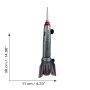Tin Toy collectable toys rocket moonrocket skyexpress spaceship silver