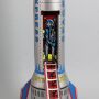 Tin Toy collectable toys rocket moonrocket skyexpress spaceship silver