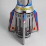 Tin Toy collectable toys rocket moonrocket skyexpress spaceship silver