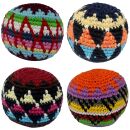 Footbag Jonglierball bunt Kickball Strickball Stressball