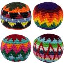 Footbag juggling ball colorful kickball knitting ball stress ball