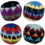 Footbag pelota de malabarismo multicolor kickball pelota de tejer pelota antiestrés