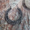 Ohrringe Metall Muster02 Hängeohrringe Modeschmuck Boho Ethno