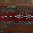 Armband Metall Symbole bunte Steine Armkette Armschmuck Modeschmuck