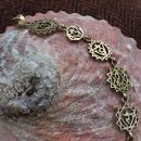 Kettenanhänger Metall gold 7 Chakren Amulett Anhänger Modeschmuck