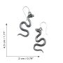 Ohrringe Metall Schlange groß Hängeohrringe Modeschmuck Boho Ethno