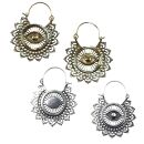Ohrringe Metall Muster17 Auge in Ornamentik...