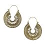 Ohrringe Metall gold Muster18 Ornamentik Hängeohrringe Modeschmuck Boho Ethno