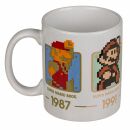 Taza Super Mario Bros. Figura 1986 al 2006 Nintendo taza de café porcelana