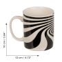 Cup of optical deception porcelain coffee cup illusion