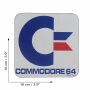 Coaster Commodore 64 C = 64 computer beer coaster glass coaster