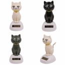 Solar figure wobbling cat movable figure with solar cell...