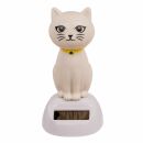 Solar figure wobbling cat movable figure with solar cell...