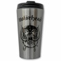 Travel mug Motörhead Warpig stainless steel silver coffee mug to go festival coffee cup