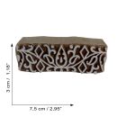 Stempel aus Holz Bordüre 7,5cm Borte Verzierung Holzstempel