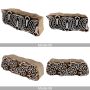 Stempel aus Holz Bordüre 7,5cm Borte Verzierung Holzstempel