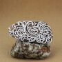Wooden stamp flowers mix 3.54 inch decoration floral stamp made of wood