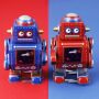 Robot piccolo robot spaziale robot di latta