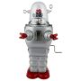 Robot Robot de hojalata Space Trooper Juguete de lata plata