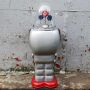 Robot Robot de hojalata Space Trooper Juguete de lata plata