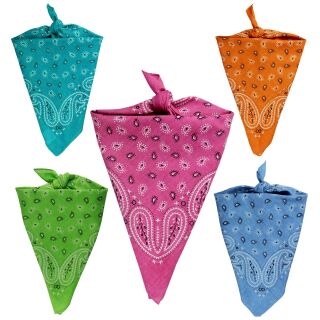 Bandana scarf Paisley pattern 04 square bandana