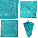 Bandana scarf Paisley pattern 04 square bandana